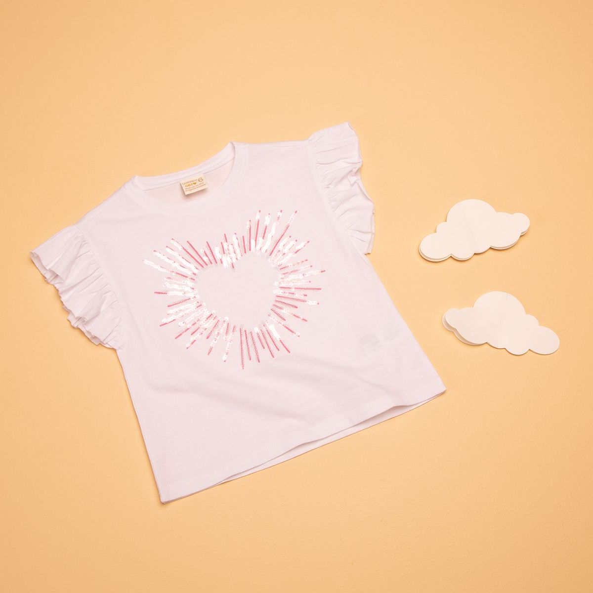 YAMP - Polera Manga Corta Niña Algodón Yamp