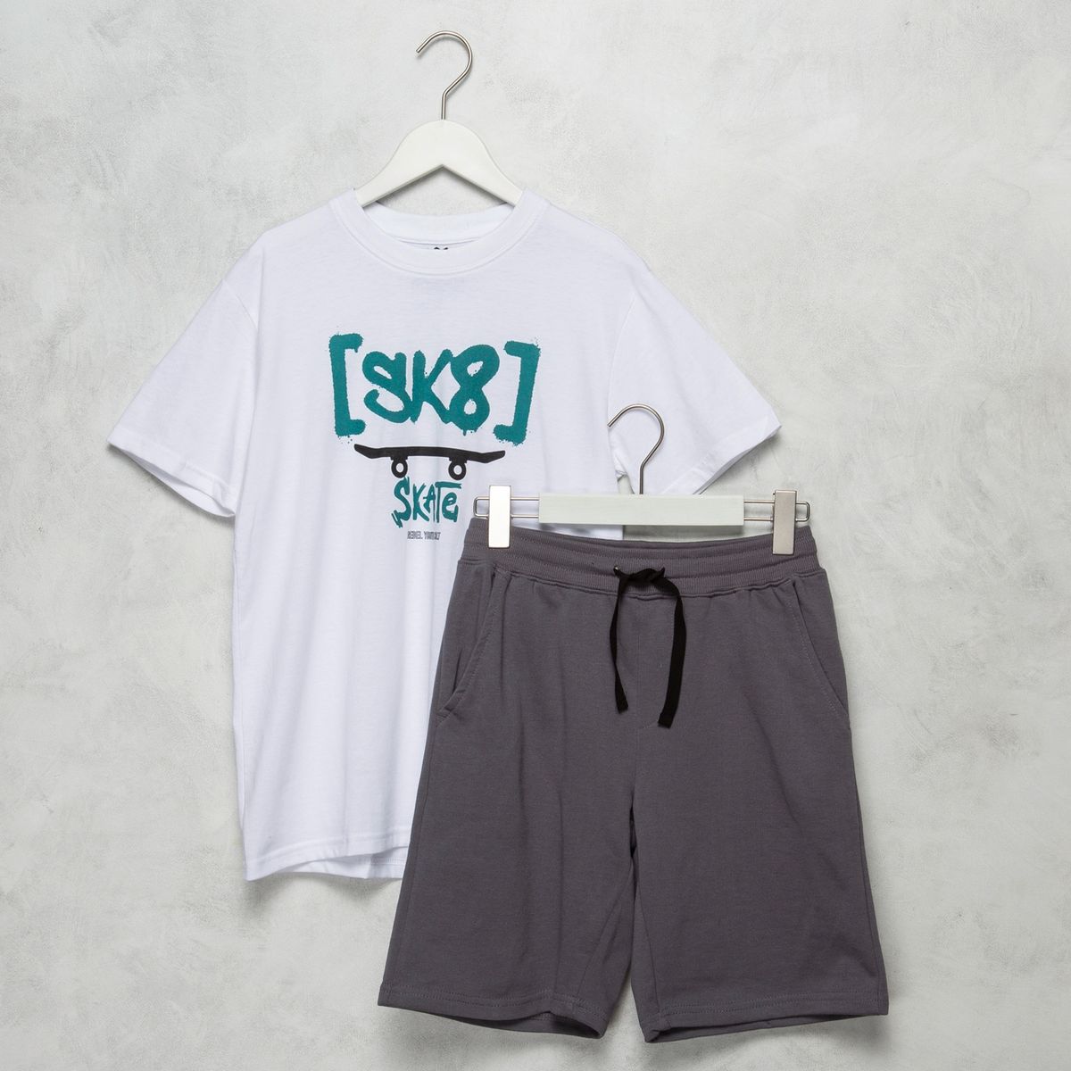 FEDERATION - Conjunto 2 Piezas Polera Manga corta + Short Niño Algodón Federation