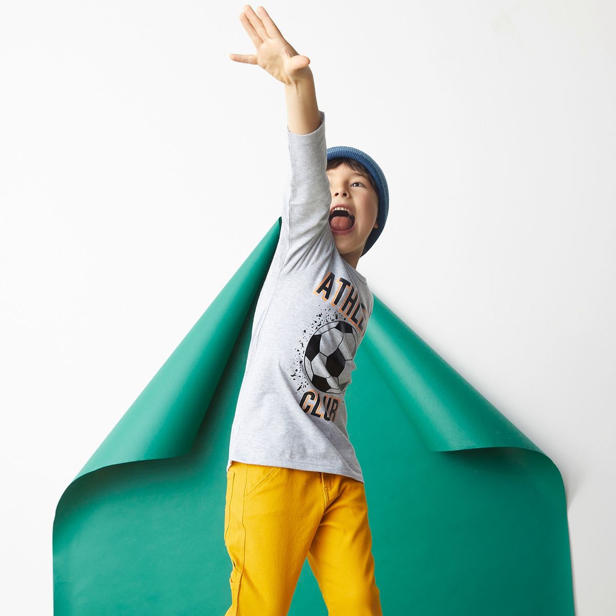 YAMP - Polera Niño Manga Larga Algodón Yamp