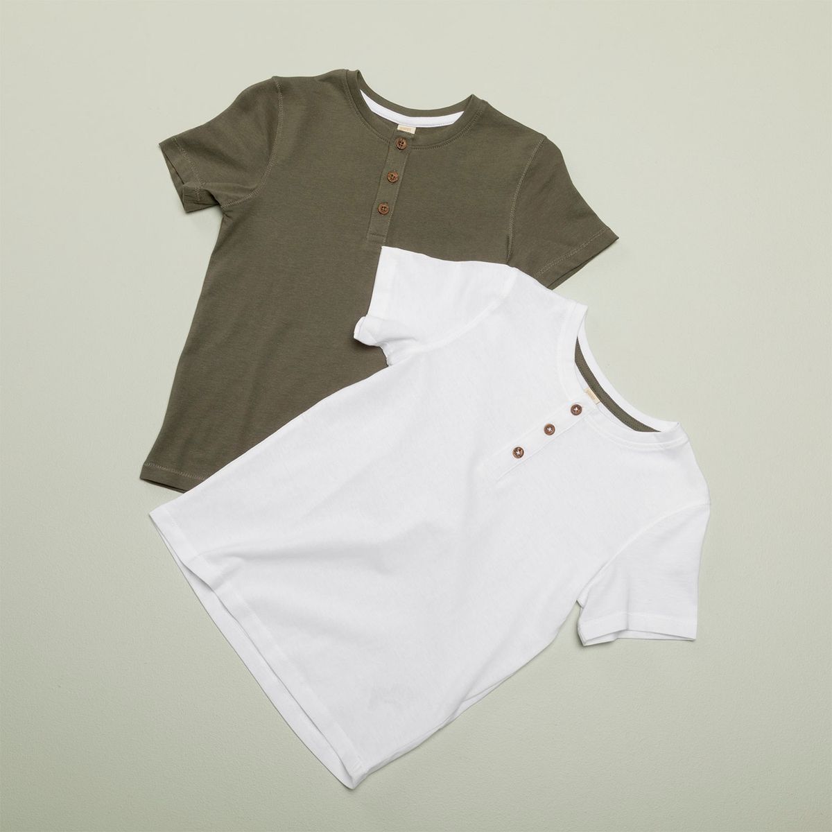 YAMP - Polera Pack De 2 Unidades Manga Corta Niño Algodón Yamp