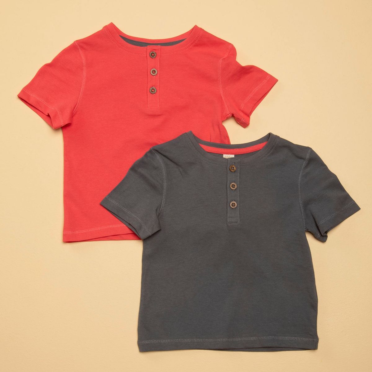 YAMP - Yamp Polera Pack De 2 Unidades Bebé Niño Algodón