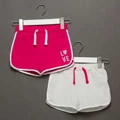 YAMP - Short Pack De 2 Unidades Niña Algodón