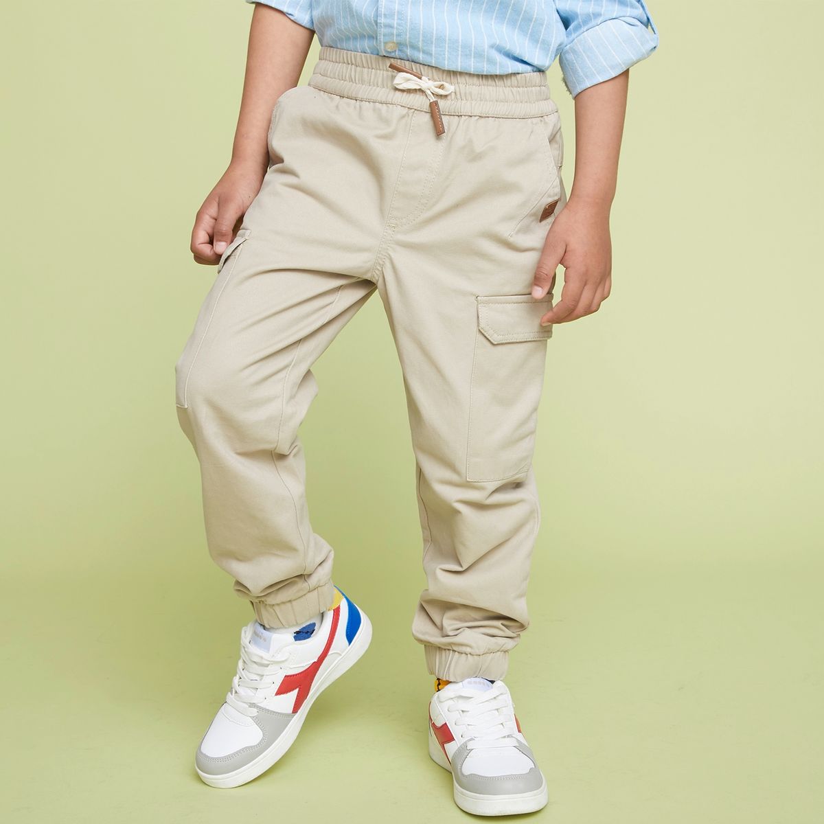 CONIGLIO - Coniglio Pantalón Cintura Elásticada Niño Algodón