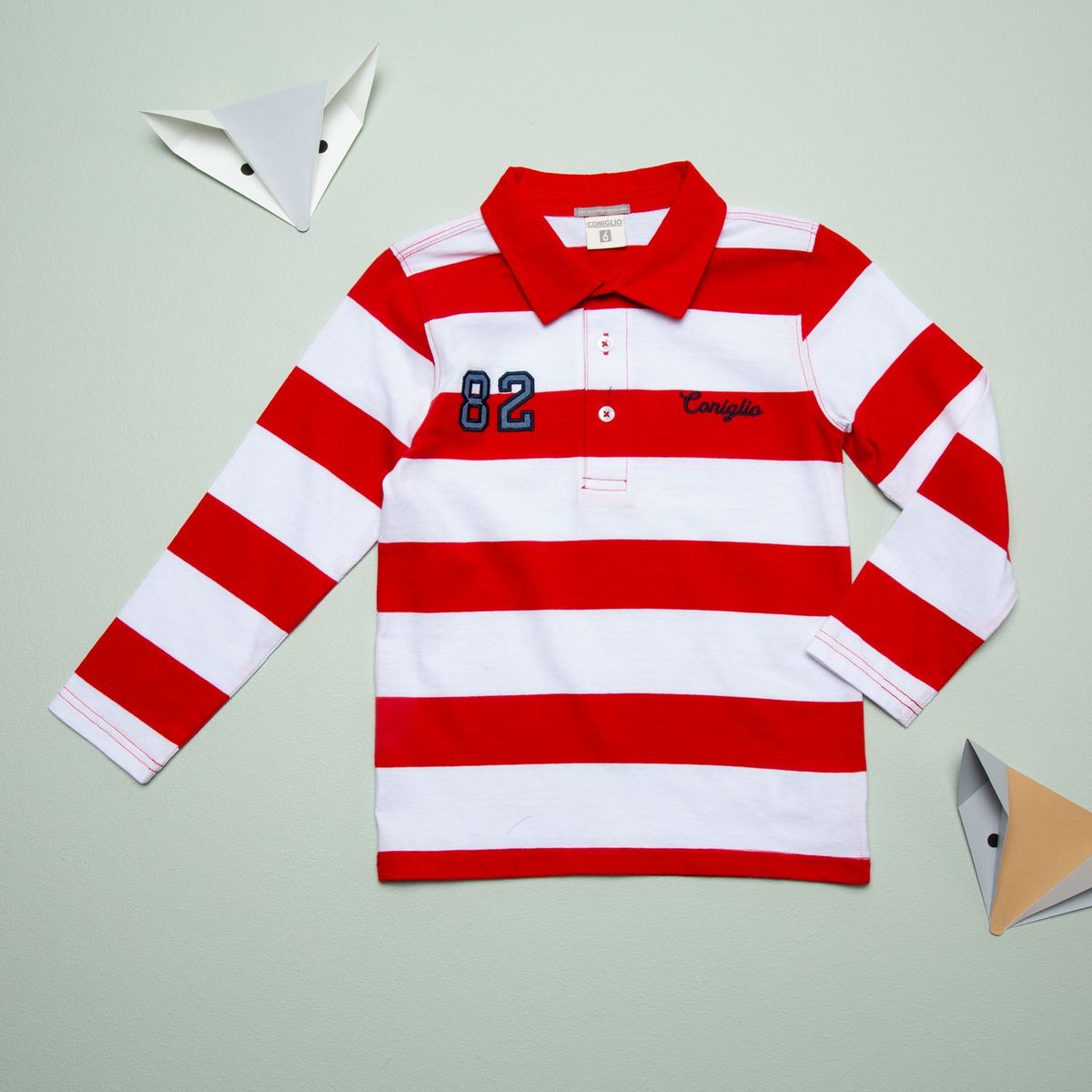 CONIGLIO - Coniglio Polera Más Sustentable Manga Larga Niño Algodón Reciclado