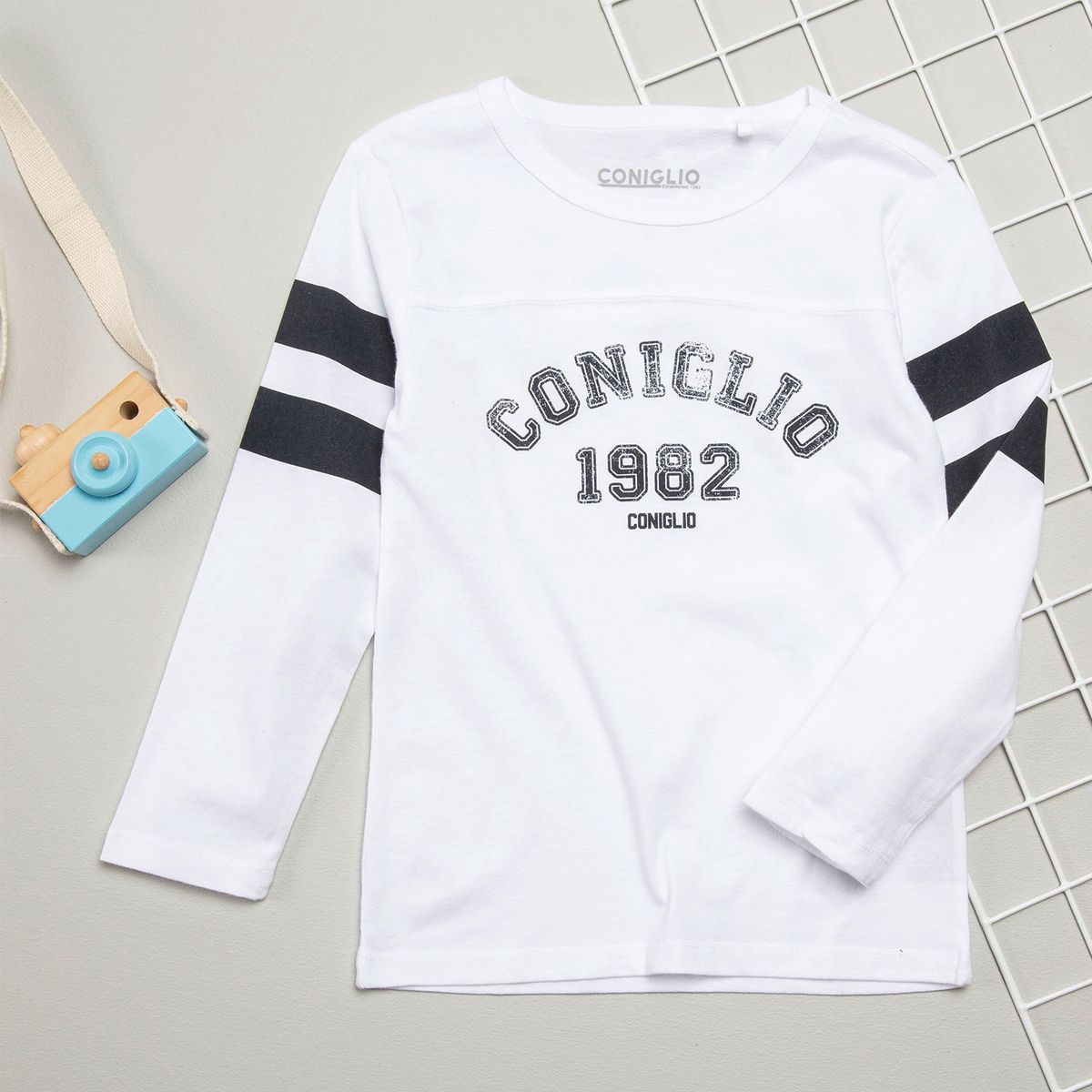 CONIGLIO - Coniglio Polera Manga Larga Niño Algodón