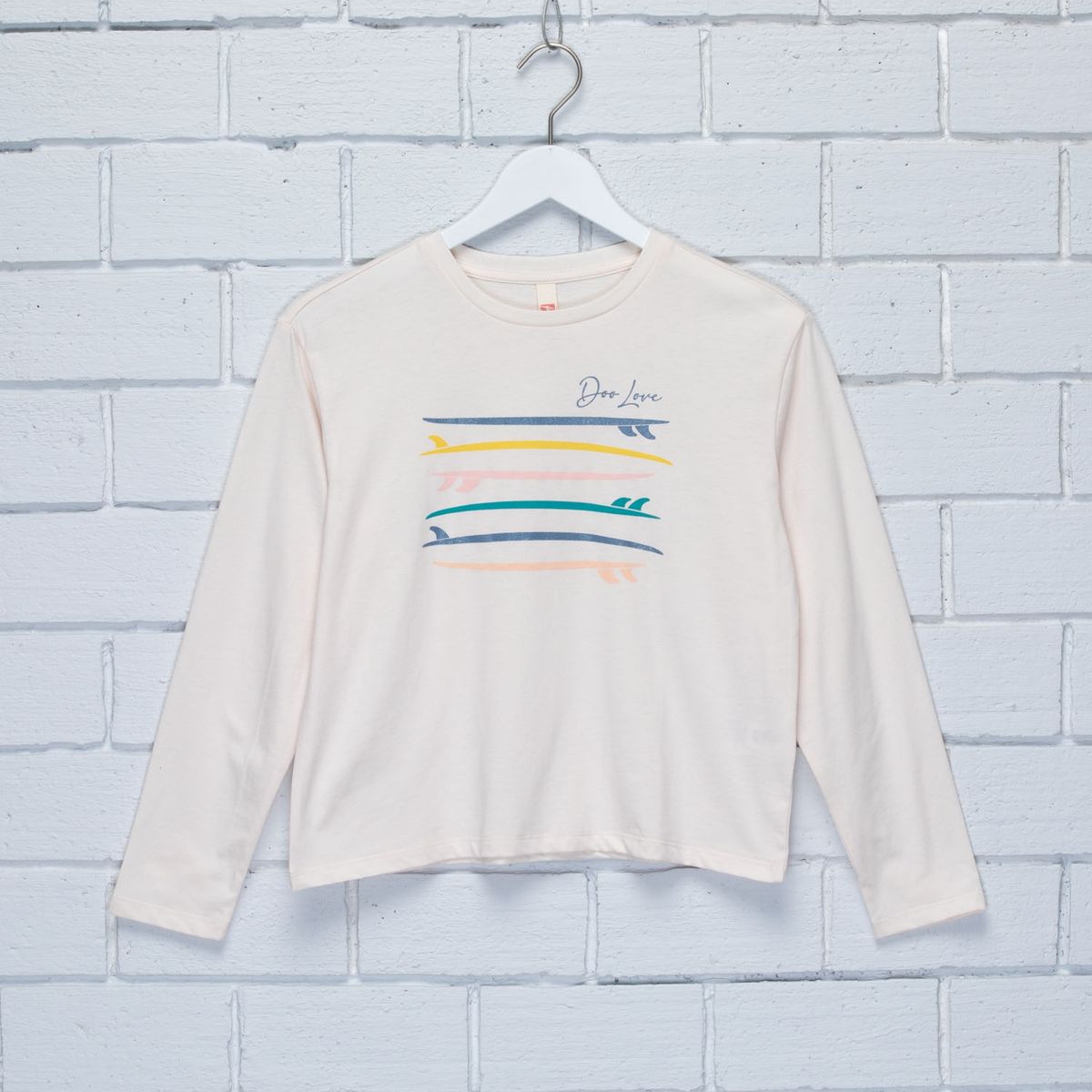 DOO AUSTRALIA - Doo Australia Polera Manga Larga Niña Algodón