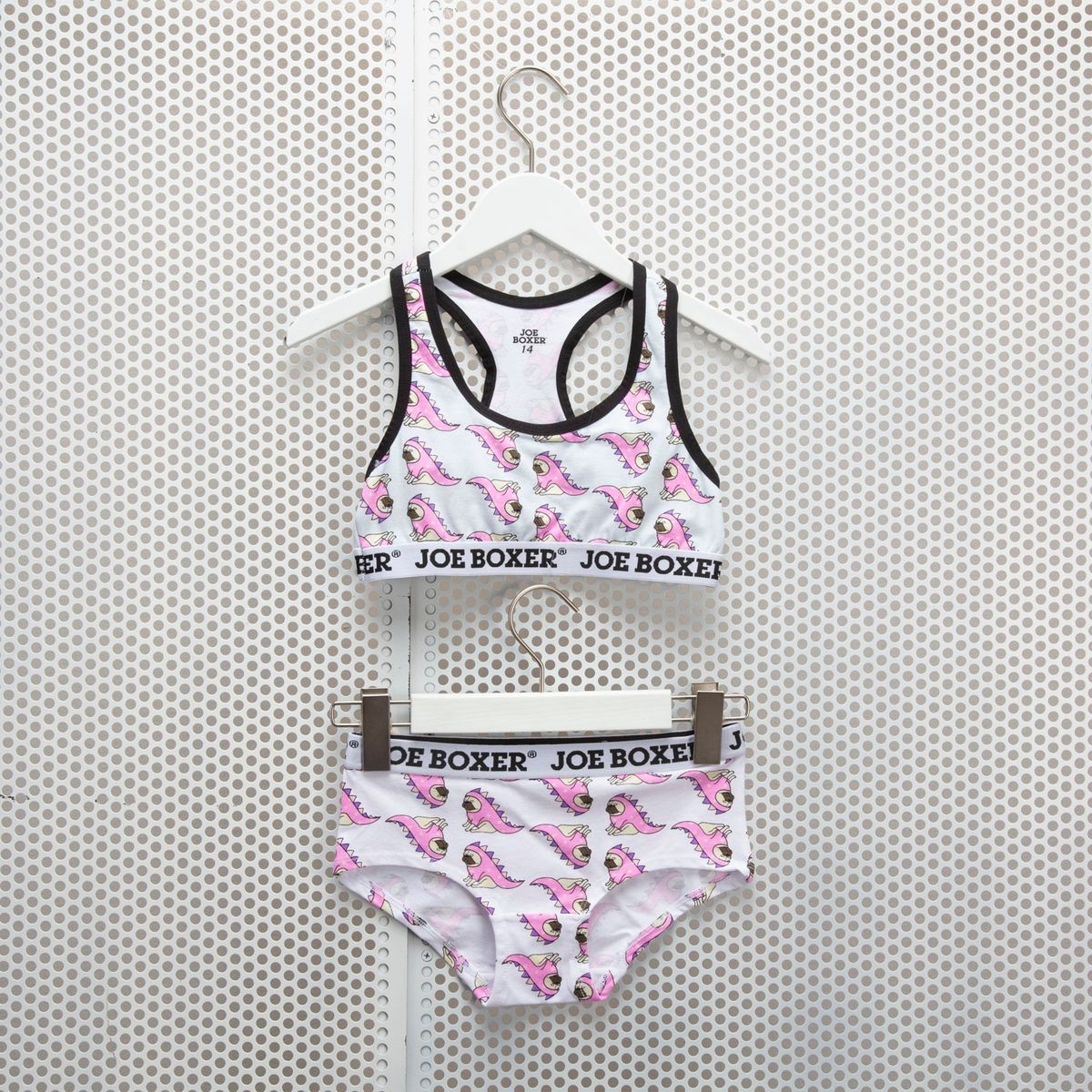 JOE BOXER - Sostén Deportivo + Calzón Niña Algodón Joe Boxer