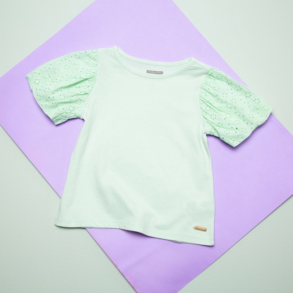 CONIGLIO - Coniglio Polera Más Sustentable Manga Corta Niña Algodón Reciclado