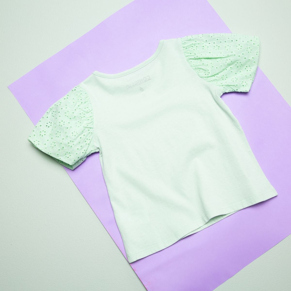 CONIGLIO - Coniglio Polera Más Sustentable Manga Corta Niña Algodón Reciclado