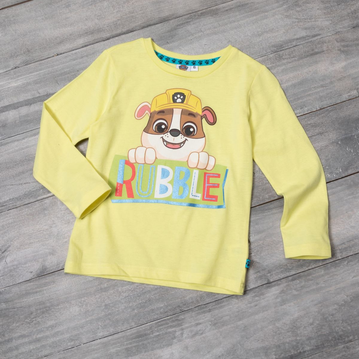 PAW PATROL - Polera Paw Patrol Manga Larga Niño Algodón