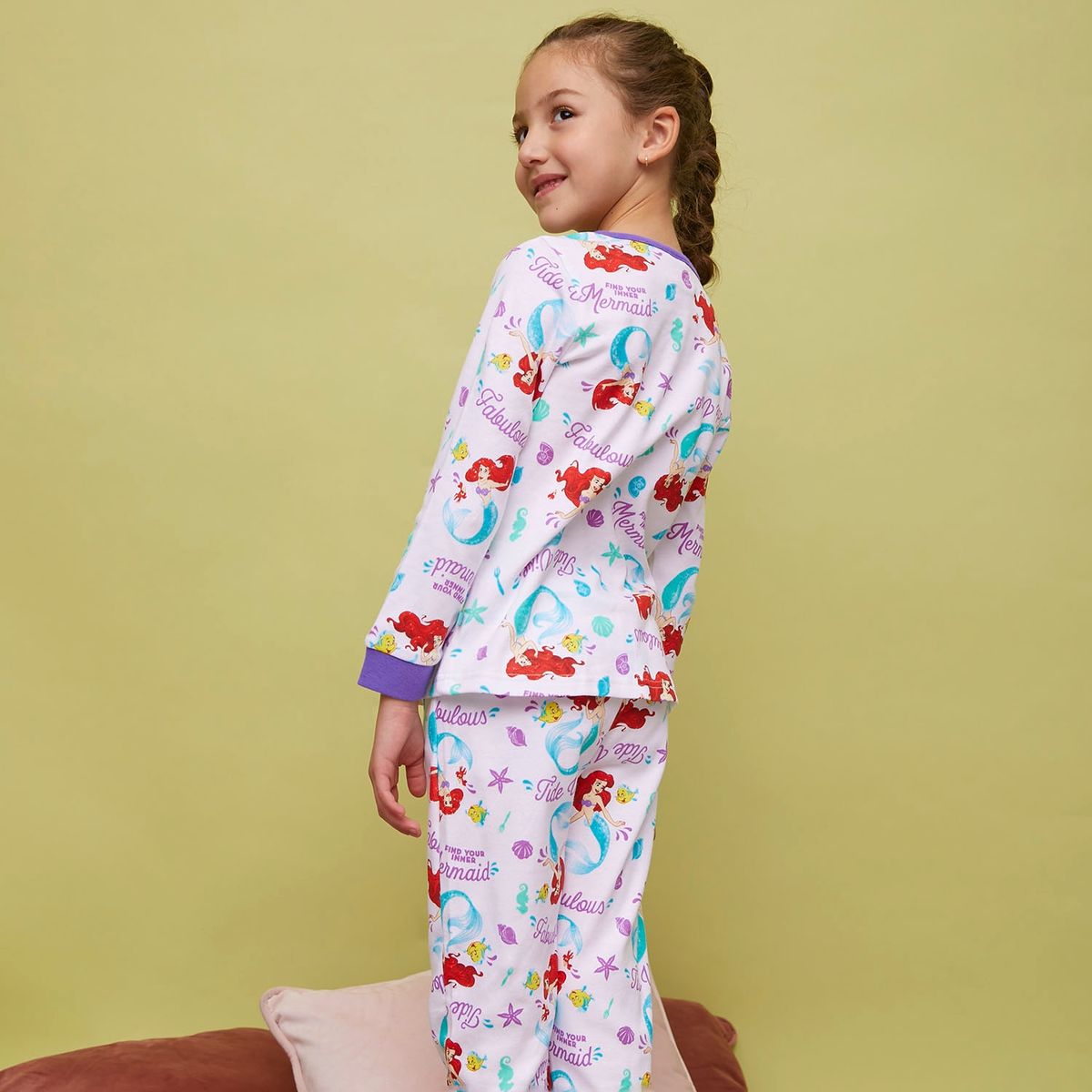 PRINCESAS - Pijama Niña Manga Larga Algodón Princesas