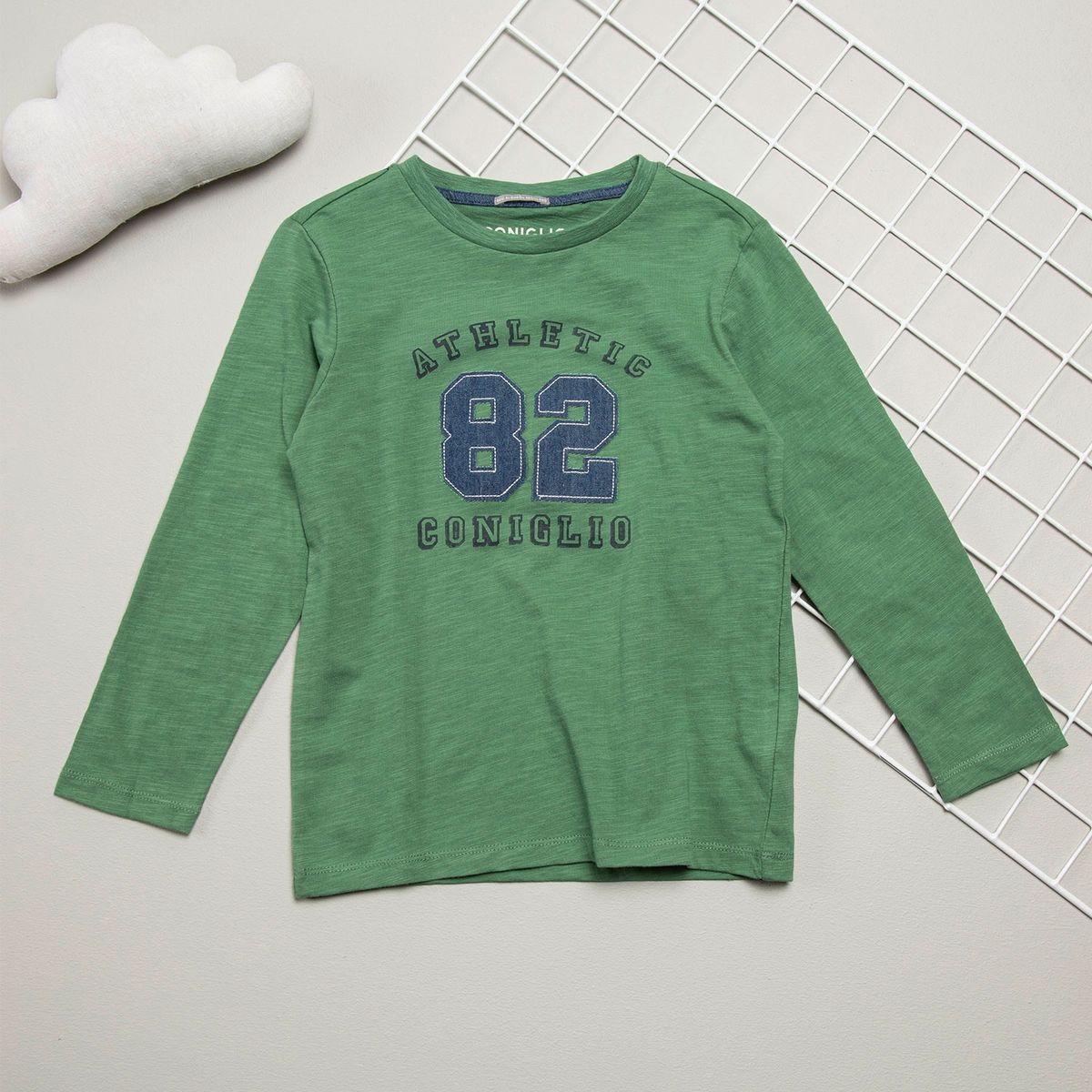 CONIGLIO - Coniglio Polera Más Sustentable Manga Larga Niño Algodón Reciclado