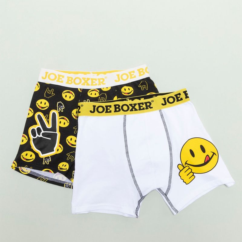 JOE BOXER - Boxer Niño Pack De 2 Unidades Algodón Joe Boxer