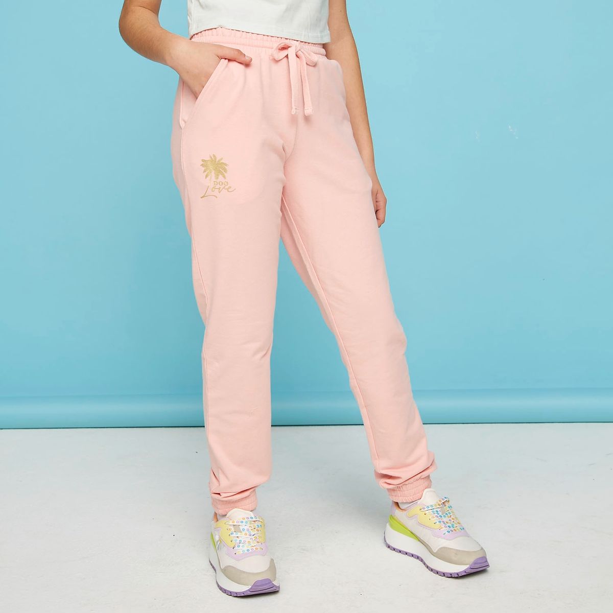 DOO AUSTRALIA - Pantalón Jogger Tiro Medio Niña Algodón Doo Australia