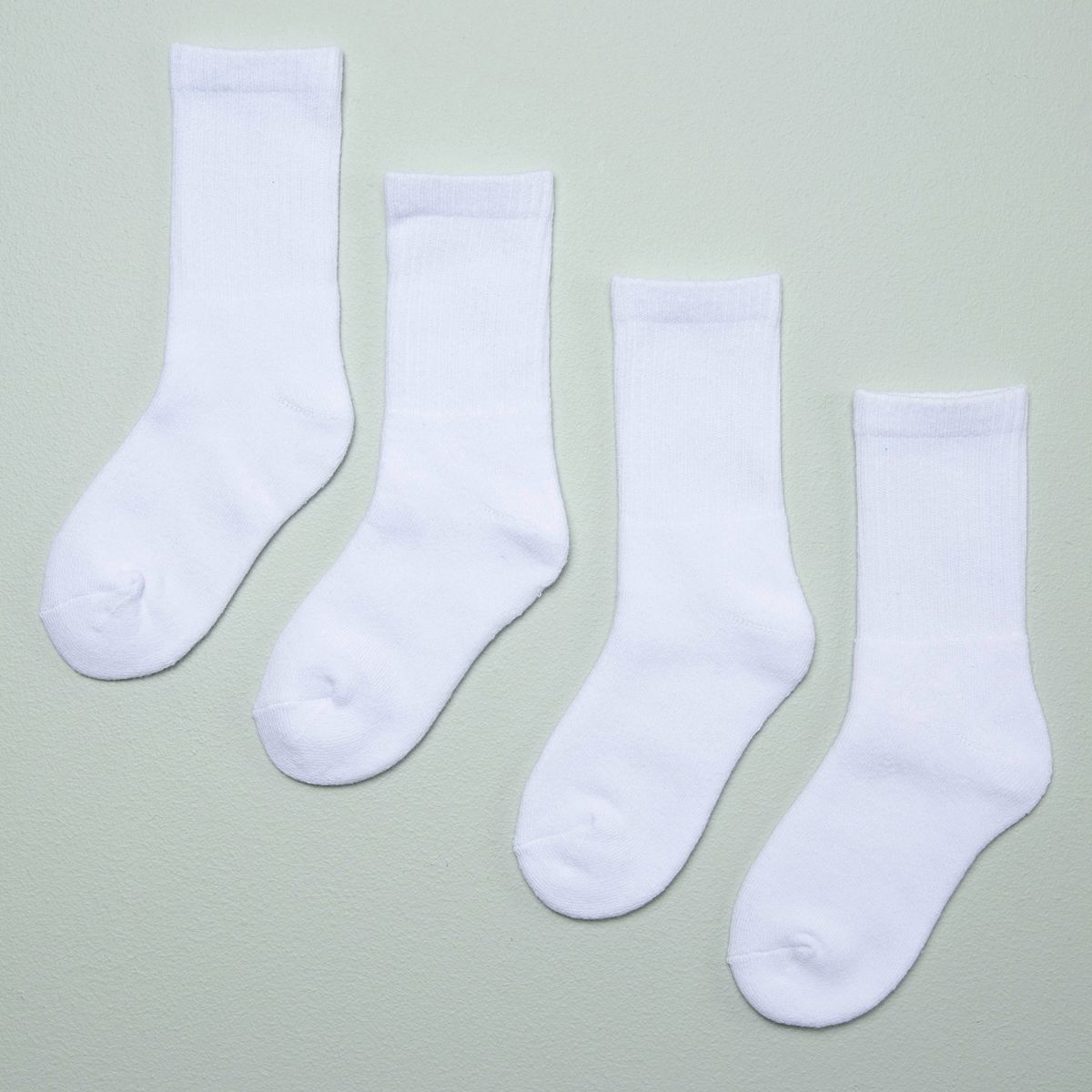 YAMP - Calcetines Deportivos Yamp Pack de 8 Pares Medio Niña Algodón
