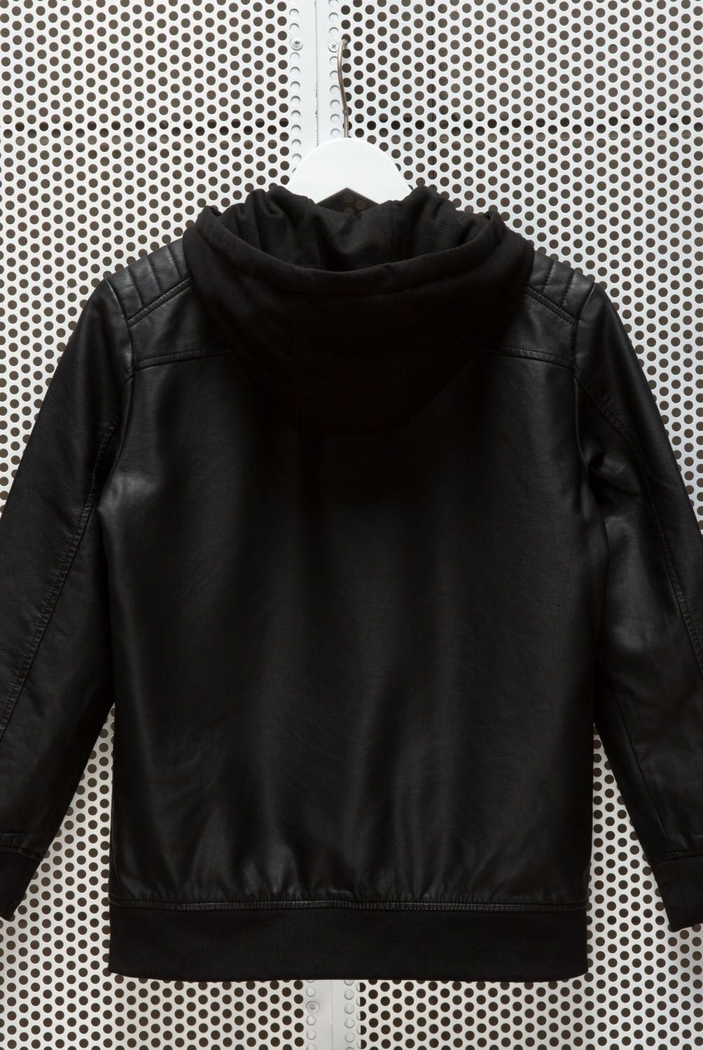 FEDERATION - Chaqueta Con Gorro Niño Cuero Sintético