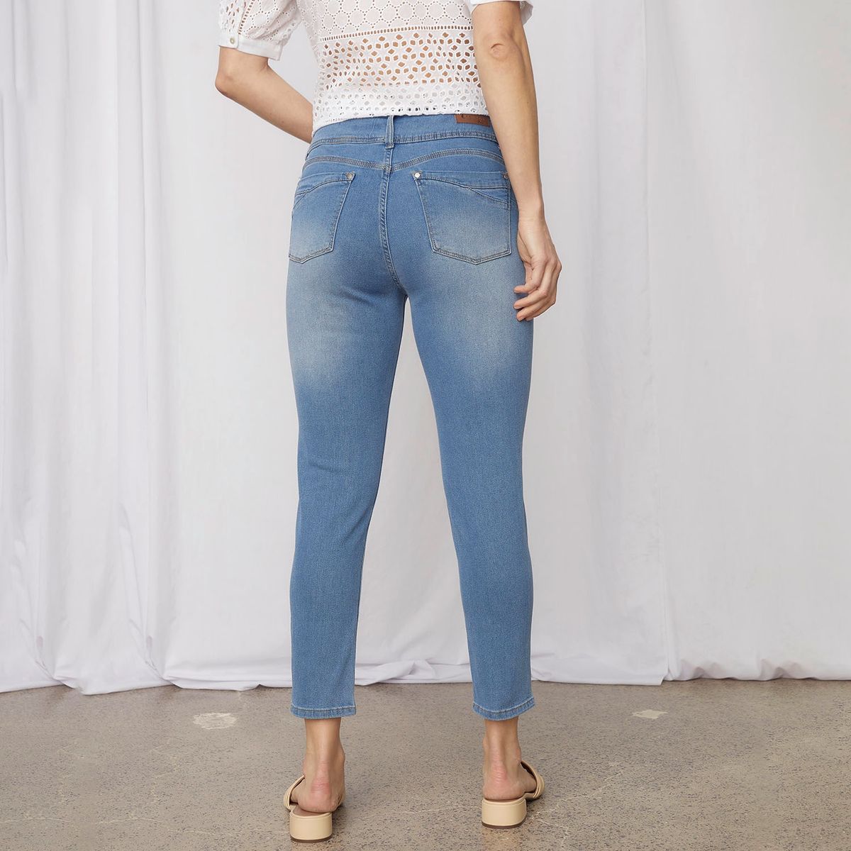 NEWPORT - Jeans Skinny Tiro Alto Denim Mujer Newport