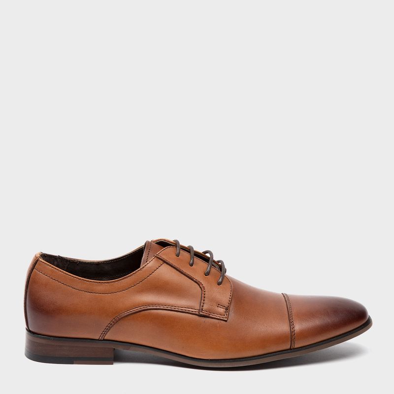 BASEMENT - Basement Zapato Formal Hombre Cuero Cafe