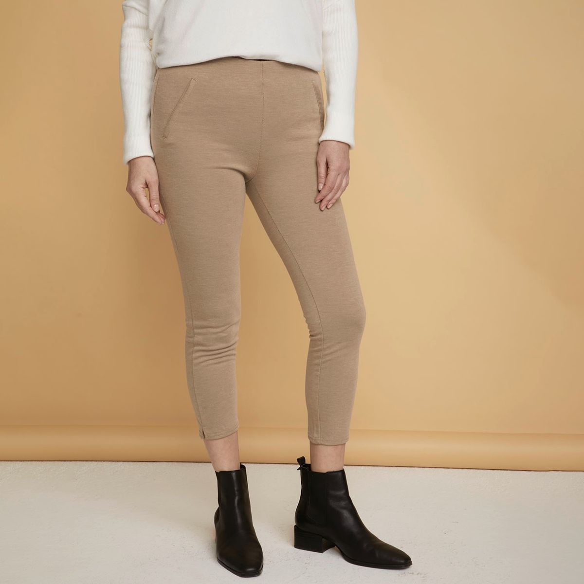 S COCCI - Leggings S.cocci Tiro Alto Mujer Casual Viscosa