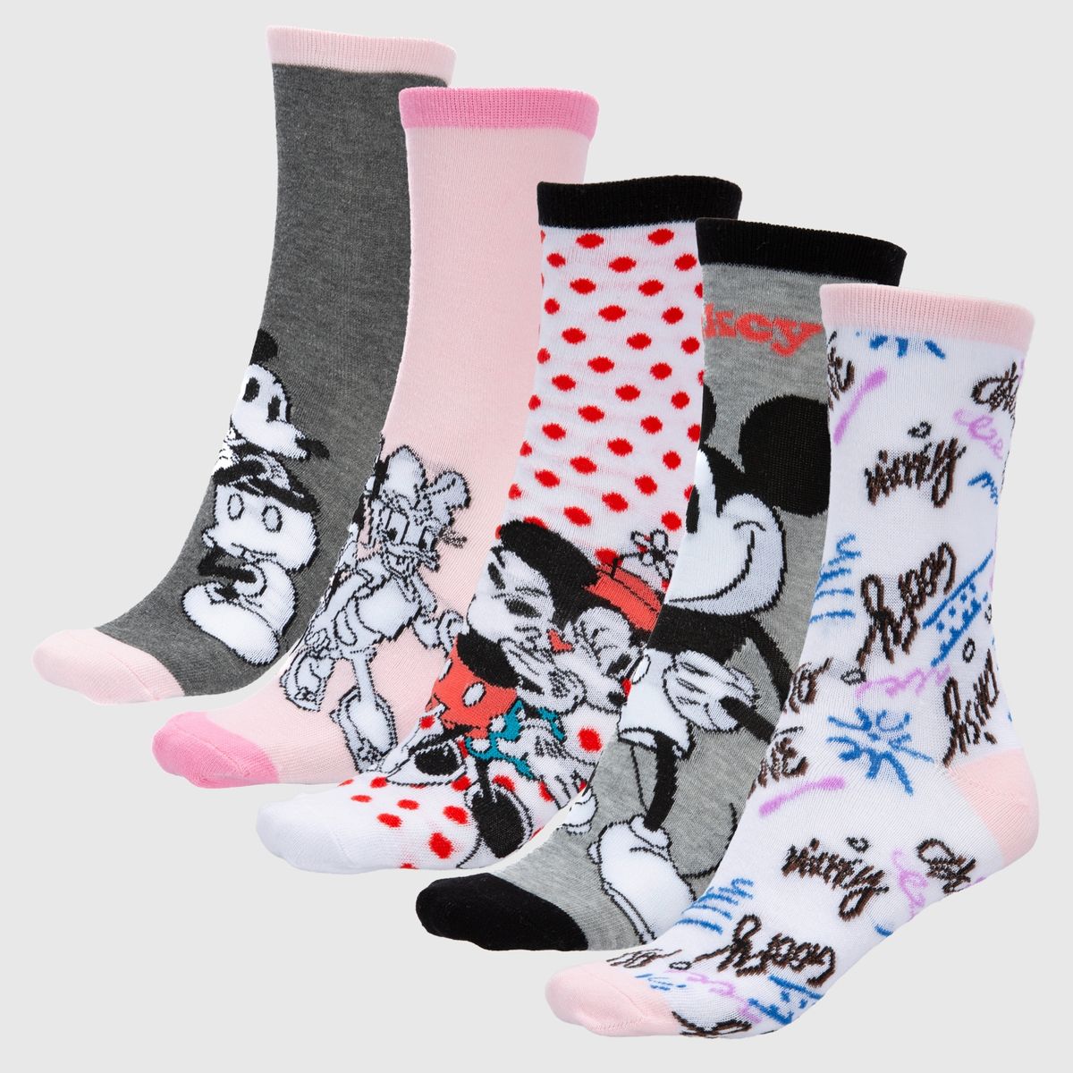 DISNEY - Pack 5 Calcetas Mujer Disney
