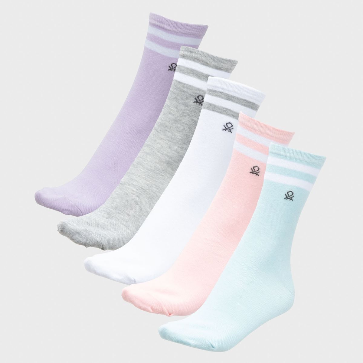 BENETTON - Benetton Pack 5 Calcetines Mujer