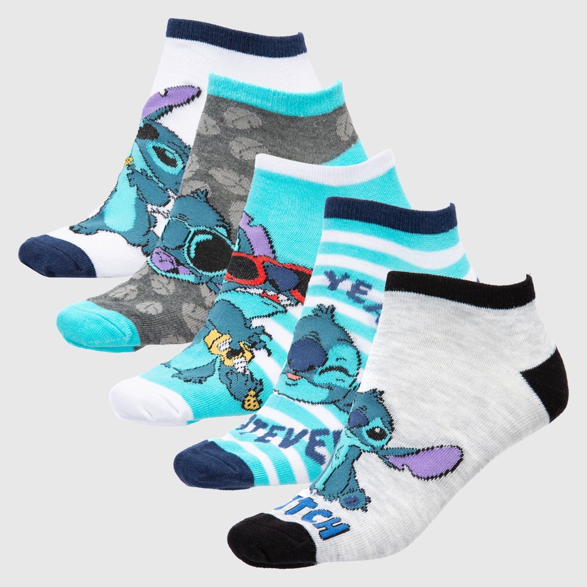 DISNEY - Pack 5 Calcetas Mujer Disney