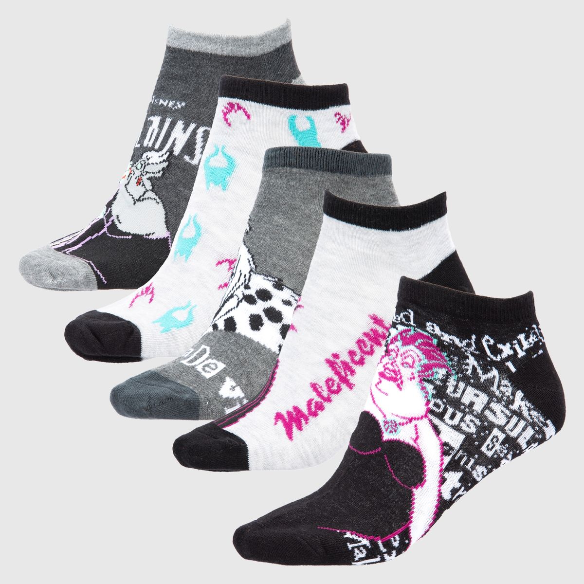 DISNEY - Pack 5 Calcetas Mujer Disney