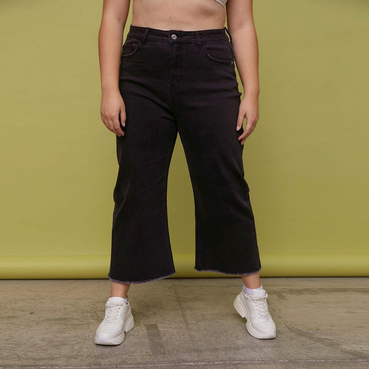 SYBILLA - Jeans Flare Noah Plus Tiro Alto Mujer Sybilla