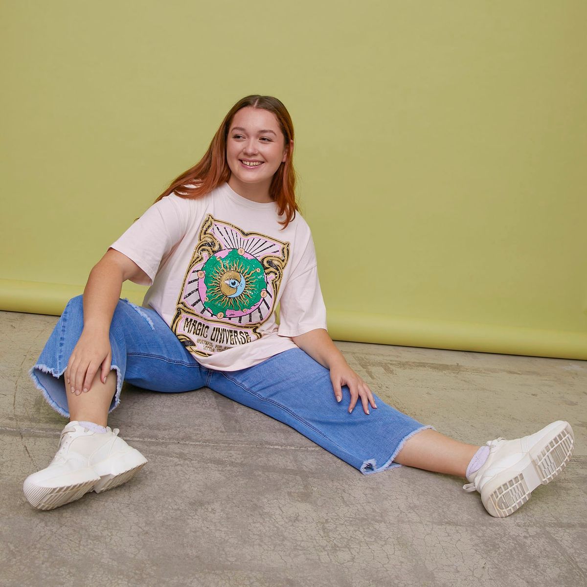 SYBILLA - Jeans Flare Noah Plus Tiro Alto Mujer Sybilla