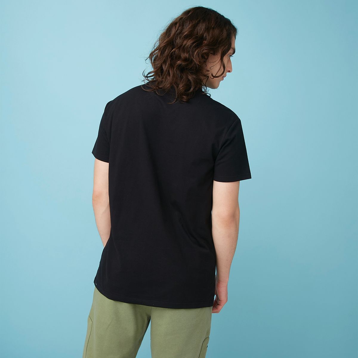 BEARCLIFF - Polera Manga Corta Long Fit Hombre Bearcliff