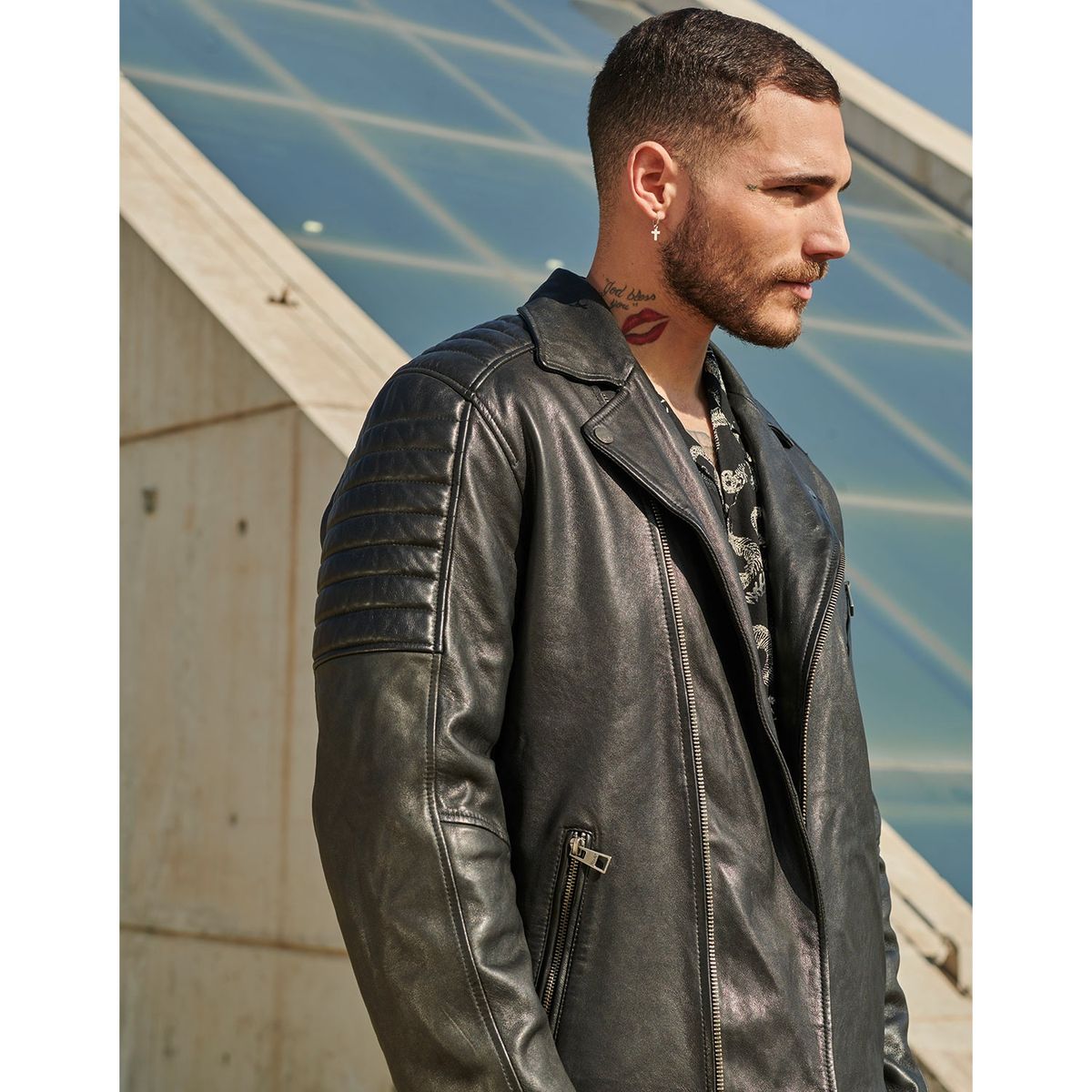 MOSSIMO - Mossimo Chaqueta De Cuero Hombre