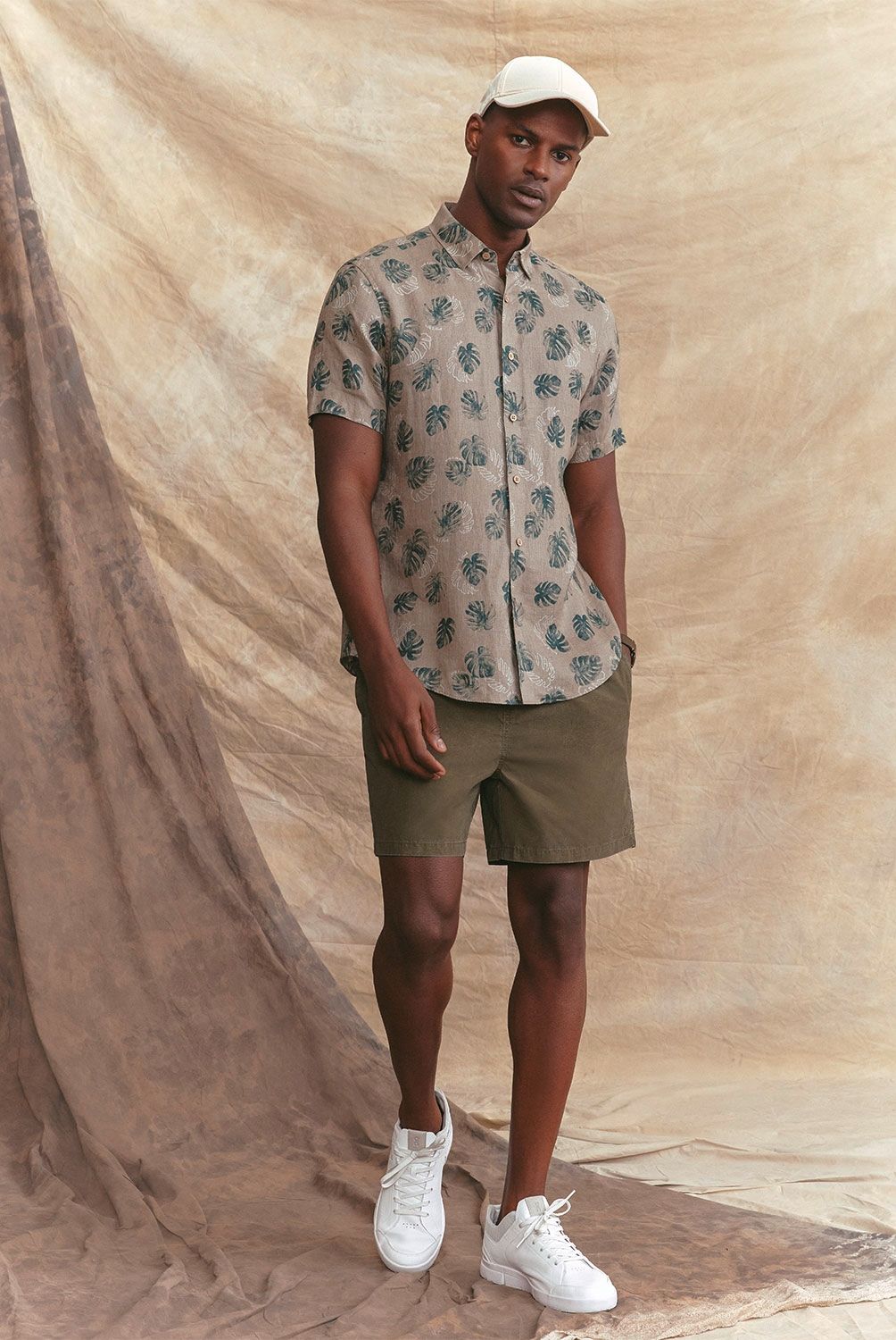 WOLF&HANK - Wolf&Hank Camisa Casual Lino Hombre