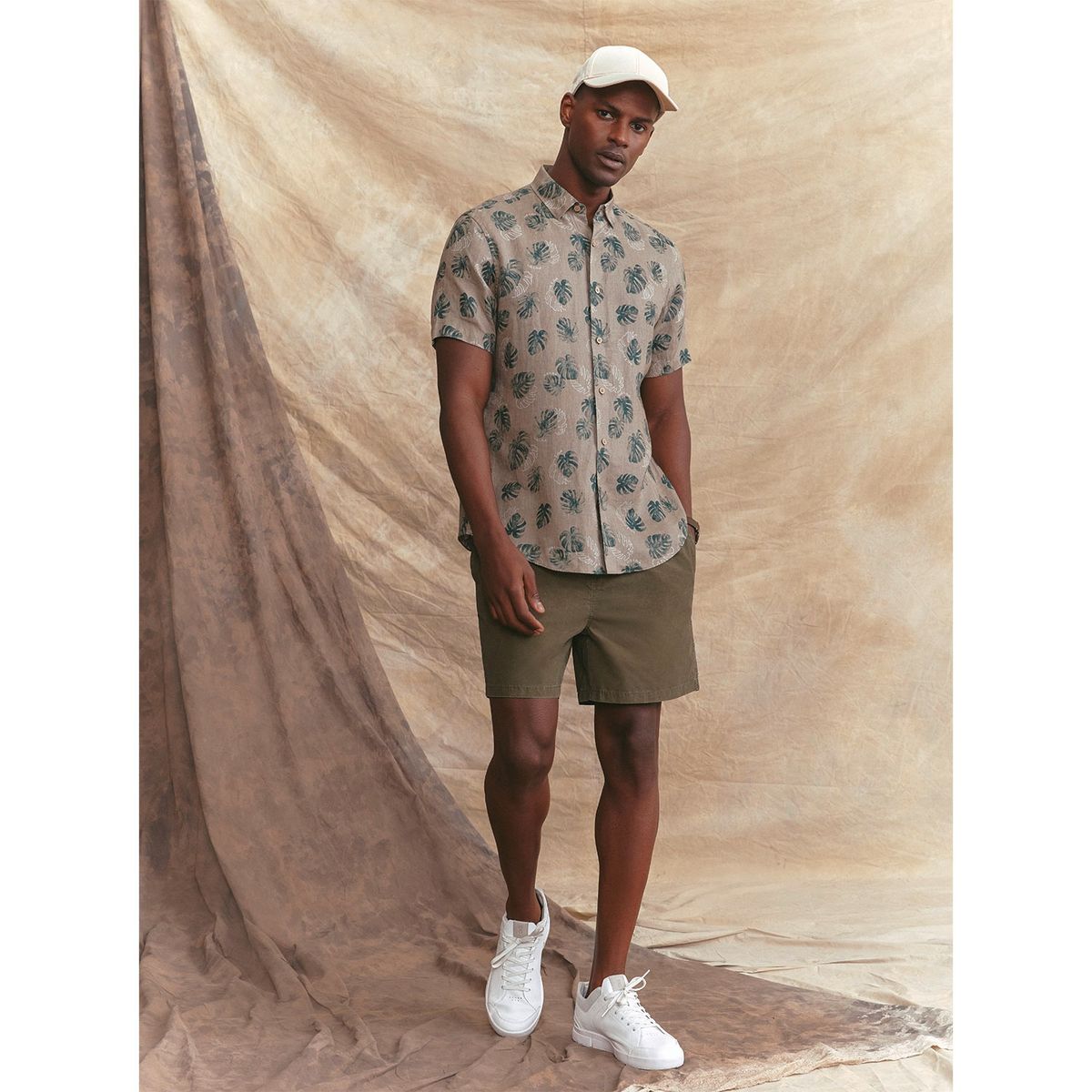 WOLF&HANK - Wolf&Hank Camisa Casual Lino Hombre