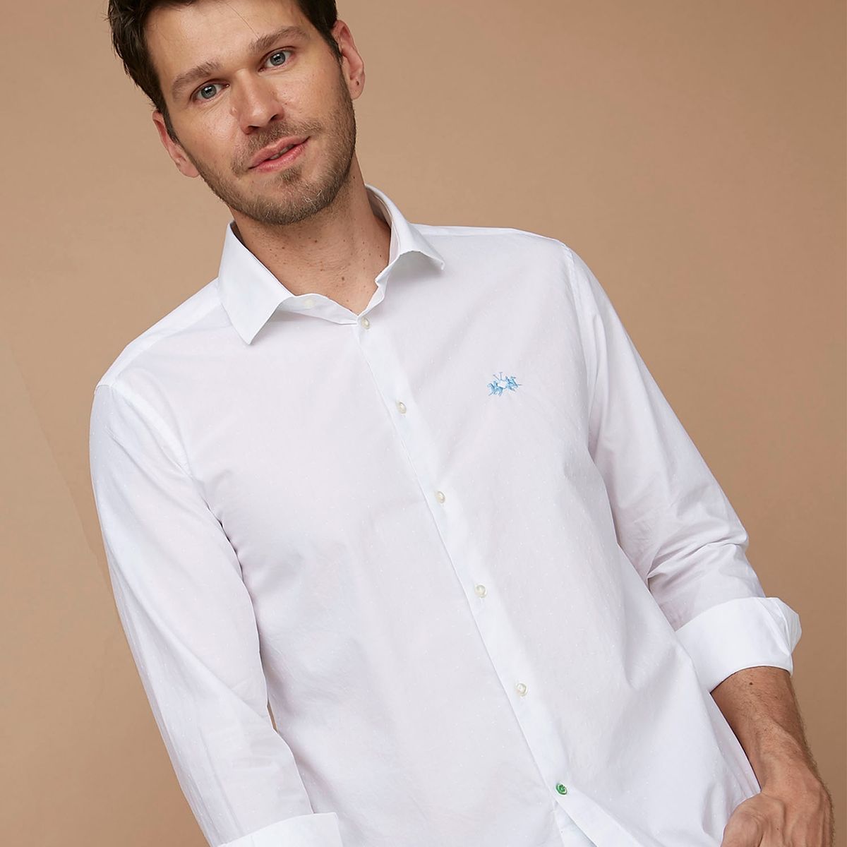 LA MARTINA - La Martina Camisa Slim Fit 100% Algodón Hombre