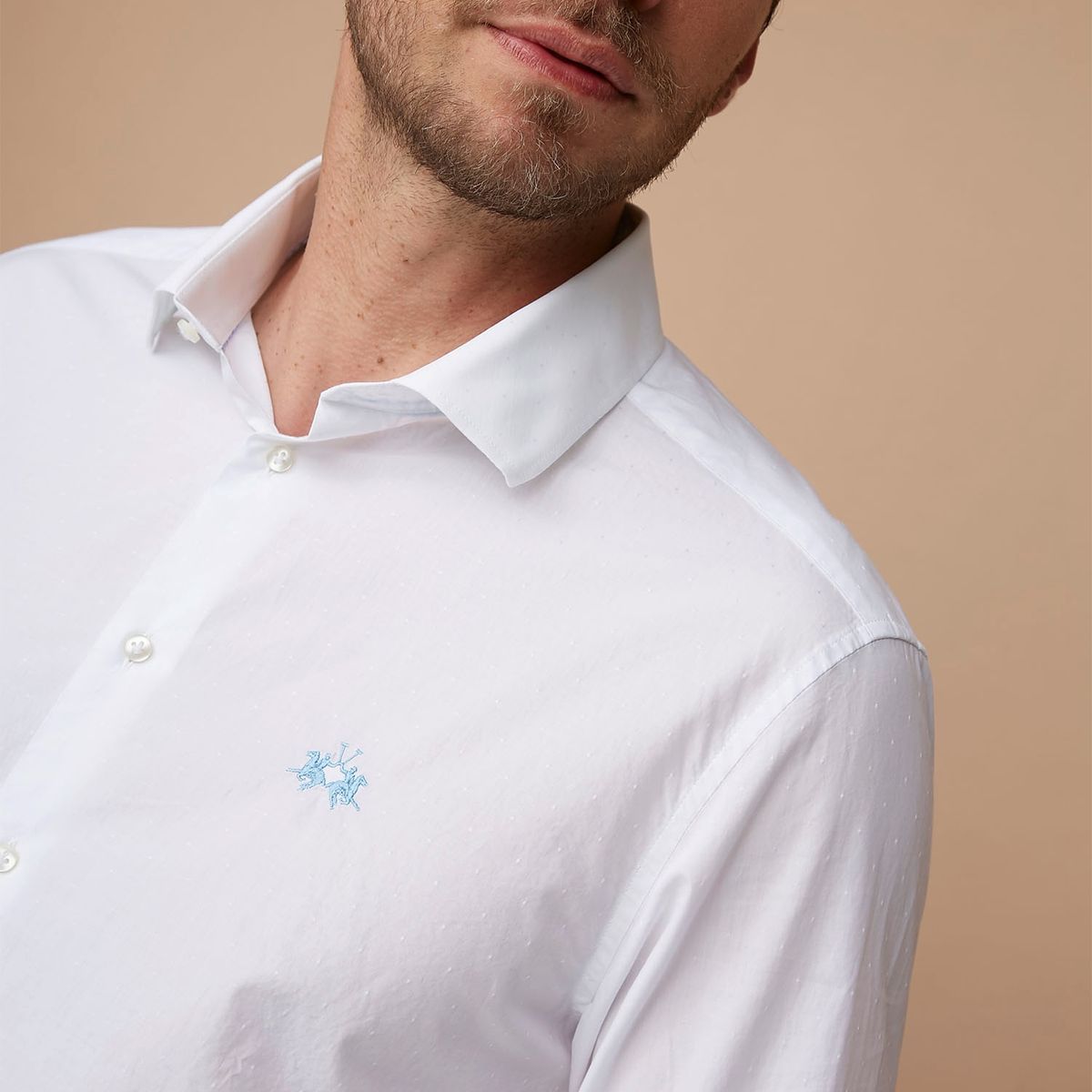 LA MARTINA - La Martina Camisa Slim Fit 100% Algodón Hombre