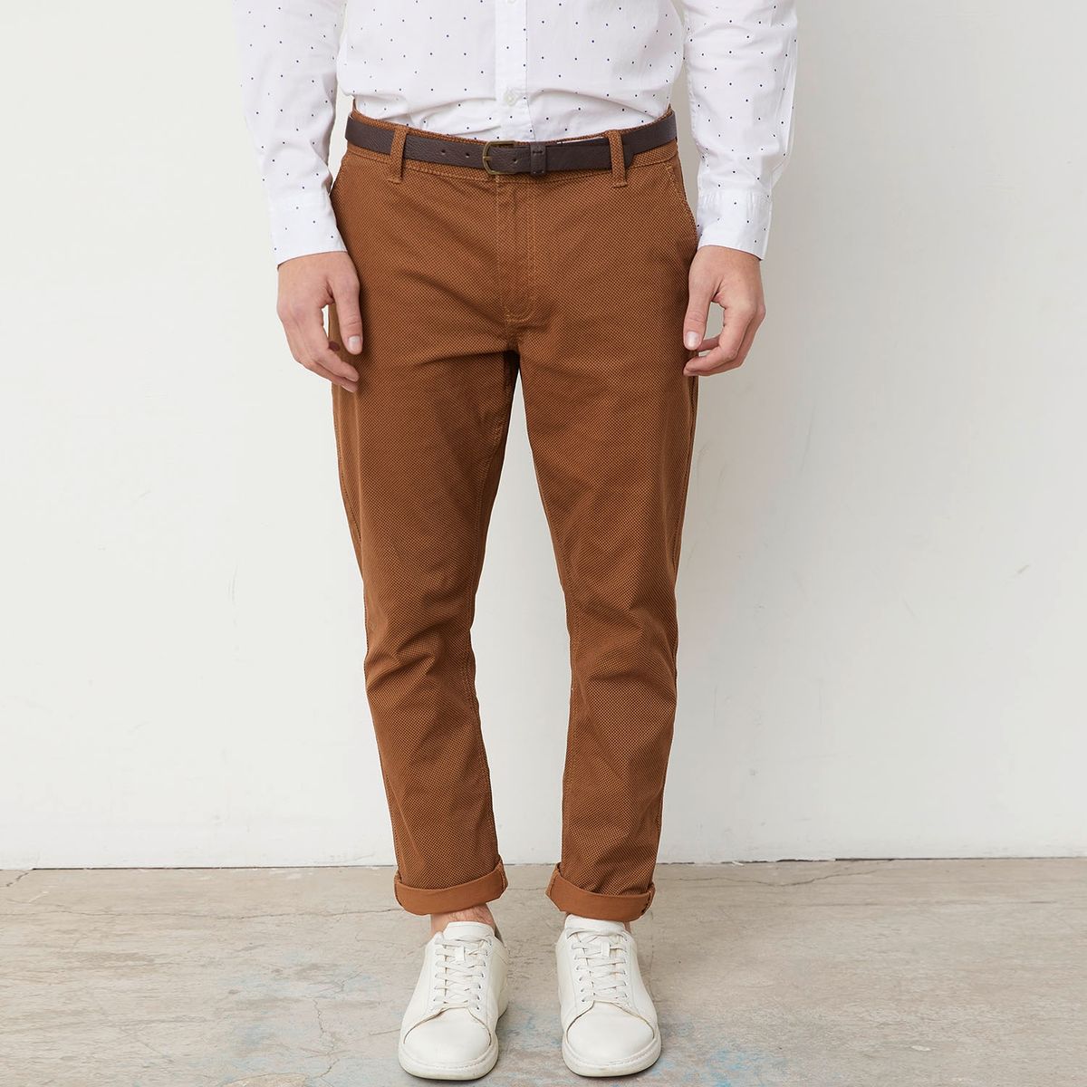 BASEMENT - Pantalon Chino Slim Fit Algodón Organico Hombre Basement