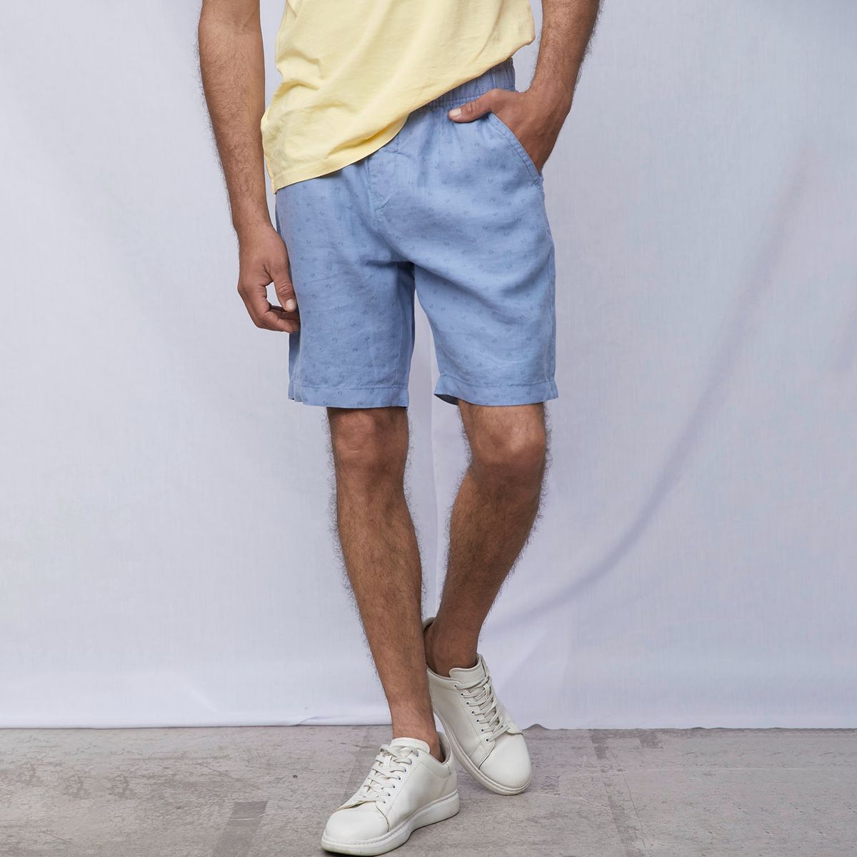 CASCAIS - Bermuda Lino Hombre Cascais