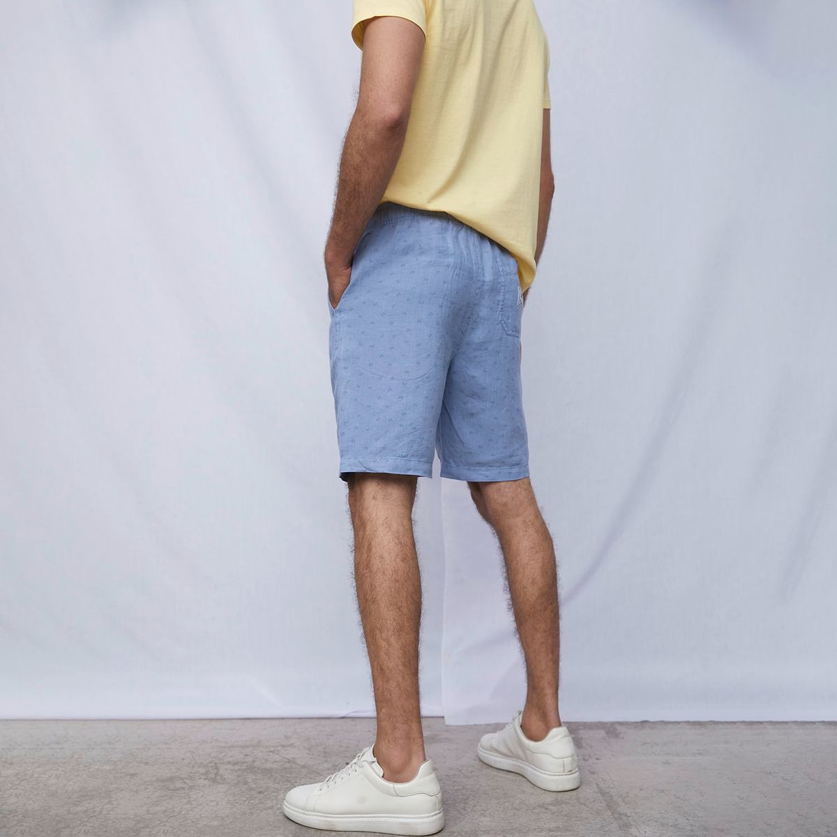 CASCAIS - Bermuda Lino Hombre Cascais