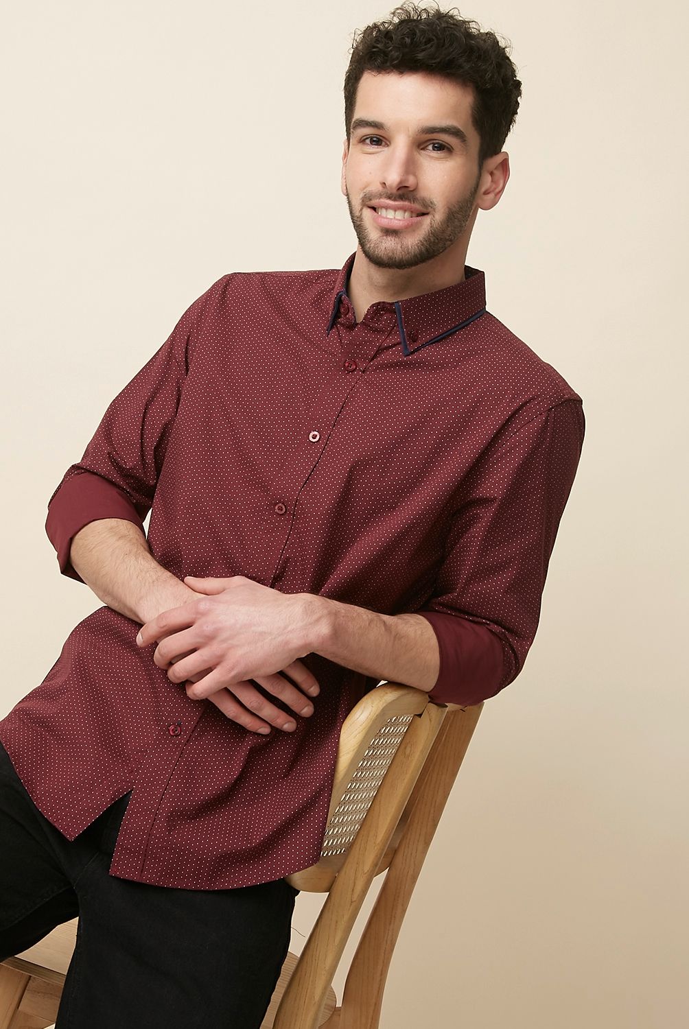 NEWPORT - Newport Camisa Casual Manga Larga Algodón Hombre