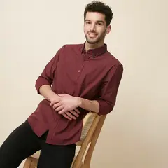 NEWPORT - Camisa Casual Manga Larga Algodón Hombre