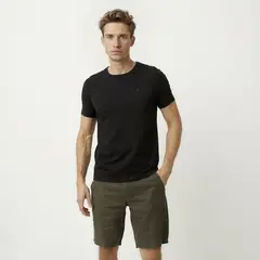 WOLF&HANK - Polera Manga Corta Algodón Hombre Diseño Liso