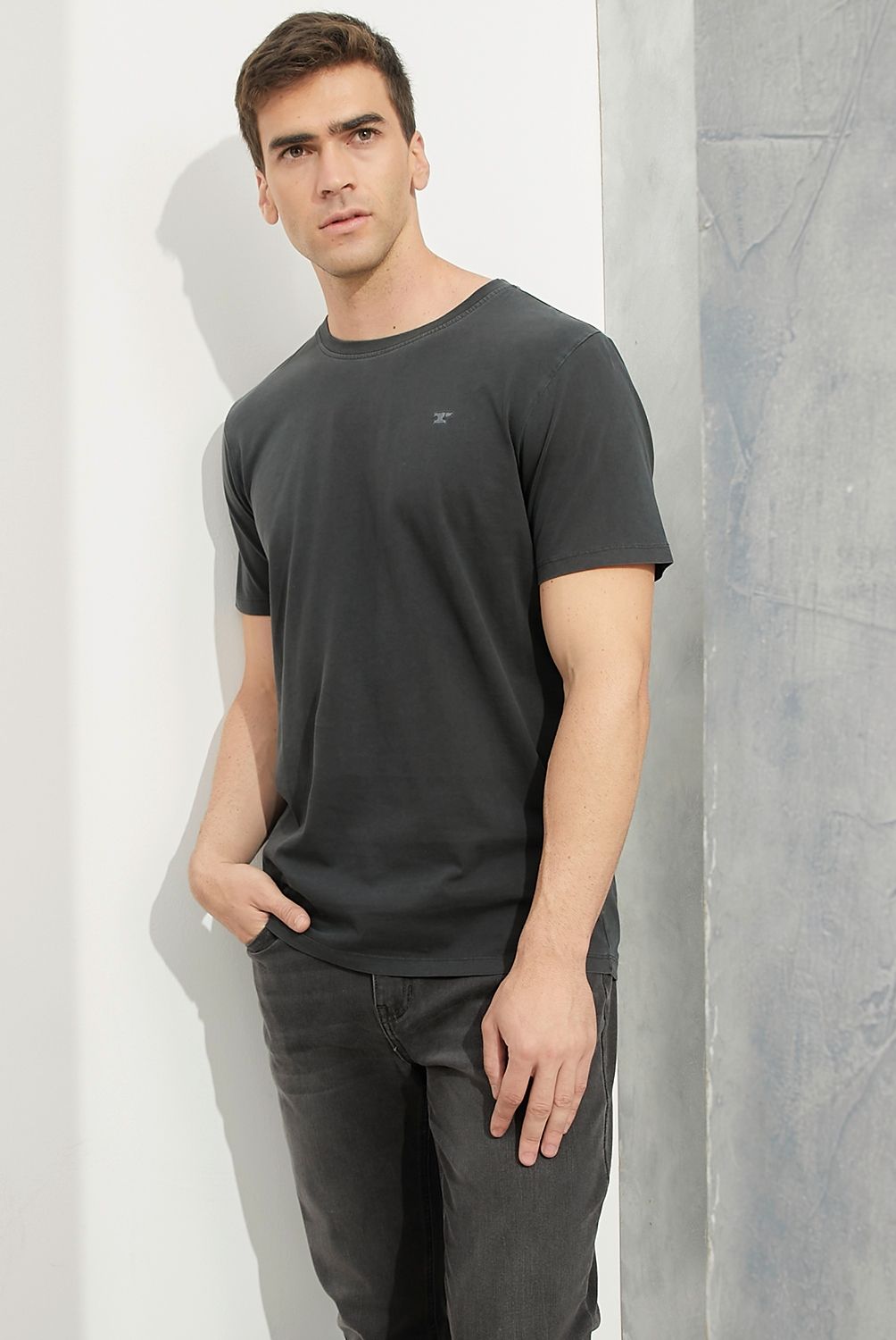 WOLF&HANK - Polera Wolf&Hank Manga Corta Algodón Hombre Diseño Liso