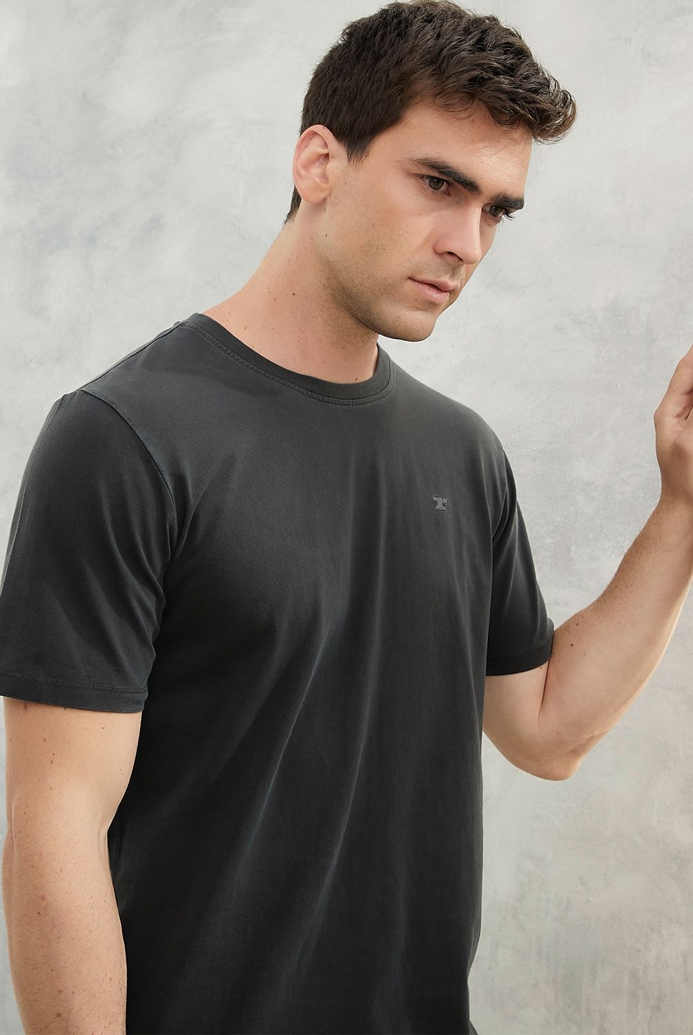 WOLF&HANK - Polera Wolf&Hank Manga Corta Algodón Hombre Diseño Liso