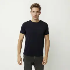 WOLF&HANK - Polera Manga Corta Algodón Hombre Diseño Liso