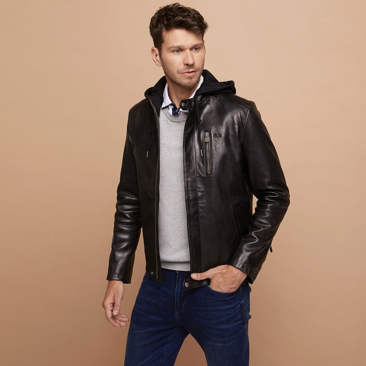 LA MARTINA - La Martina Chaqueta 100% Cuero Hombre