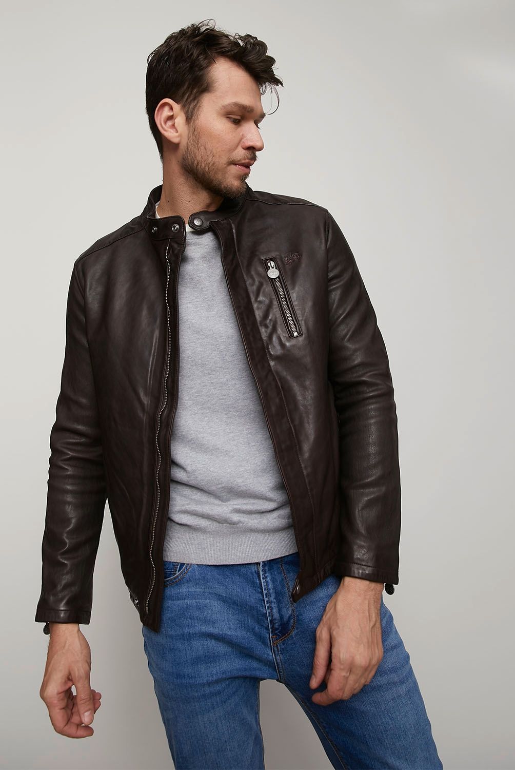 LA MARTINA - La Martina Chaqueta 100% Cuero Hombre