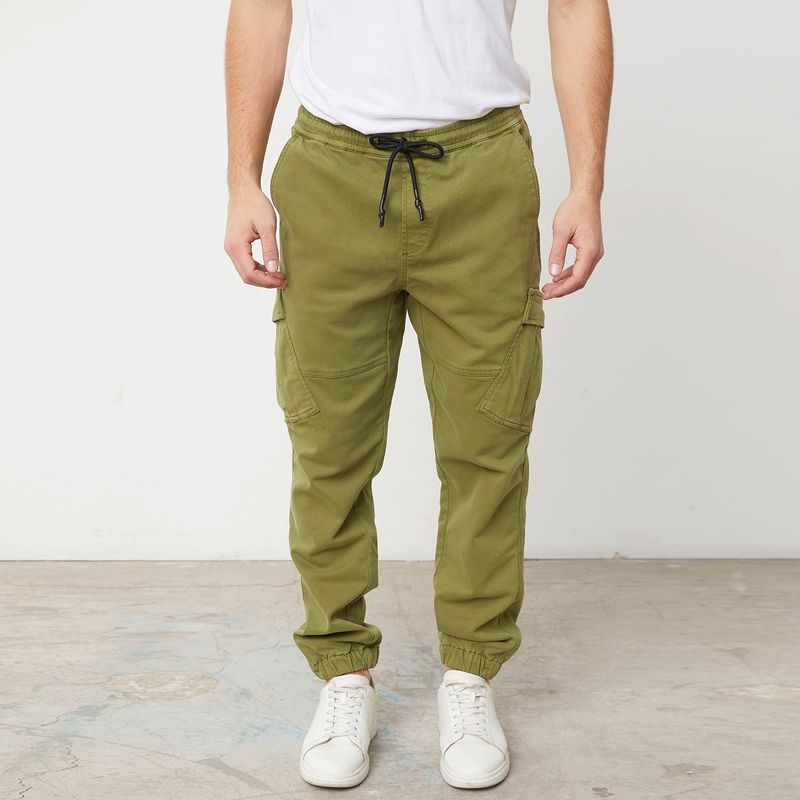 BASEMENT - Basement Pantalon Jogger Fit Algodón Hombre