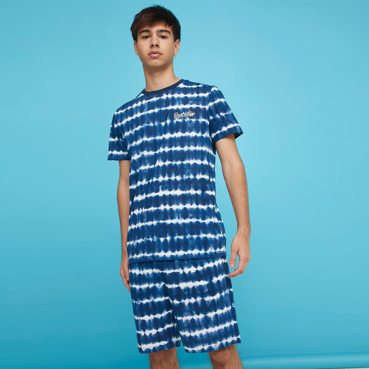 BEARCLIFF - Bearcliff Pijama Manga Corta Algodón Hombre