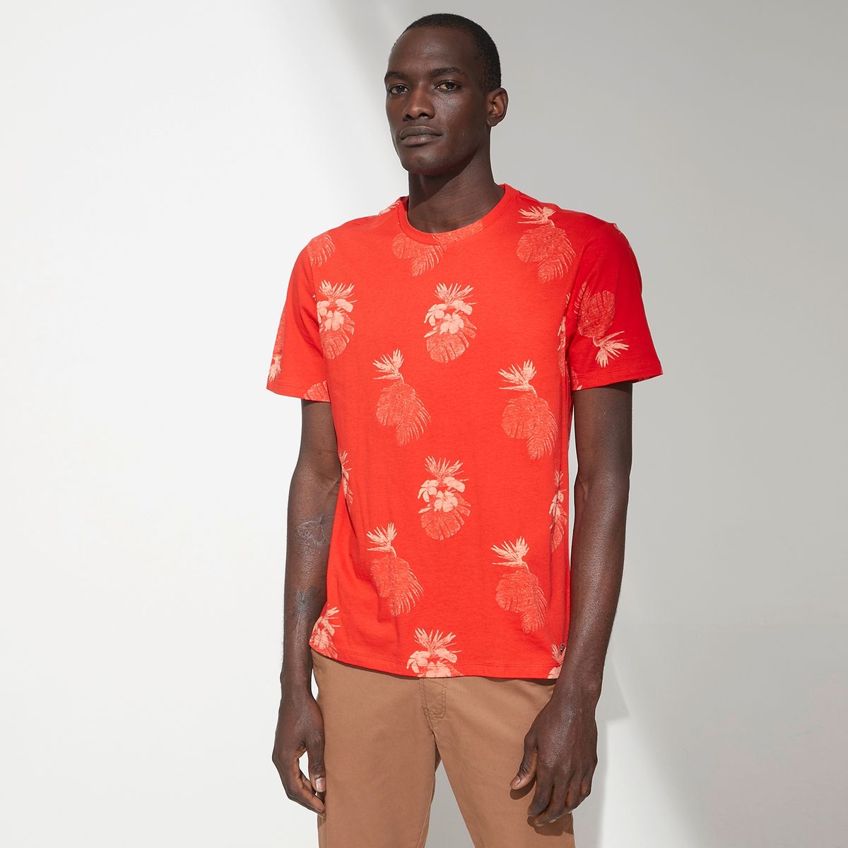 BASEMENT - Basement Polera Manga Corta Hombre