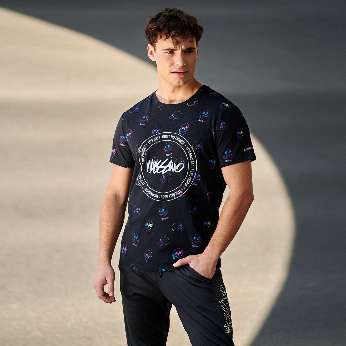 MOSSIMO - Mossimo Polera Manga Corta Algodón Hombre